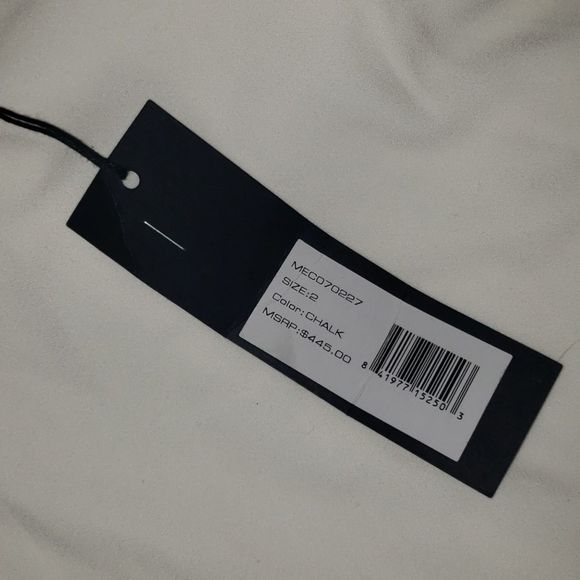 White Flowy Halston Heritage Strapless Jumpsuit - 2 - Picture 14 of 14